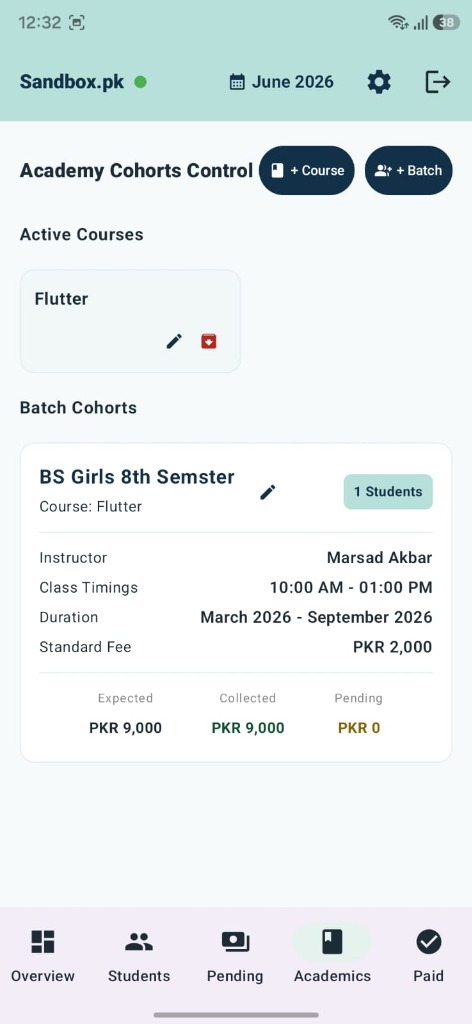 ClassKhata Academy Cohorts
